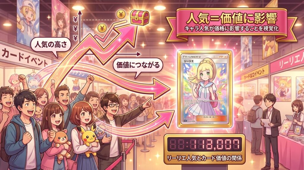  リーリエの人気とカード価値の関係