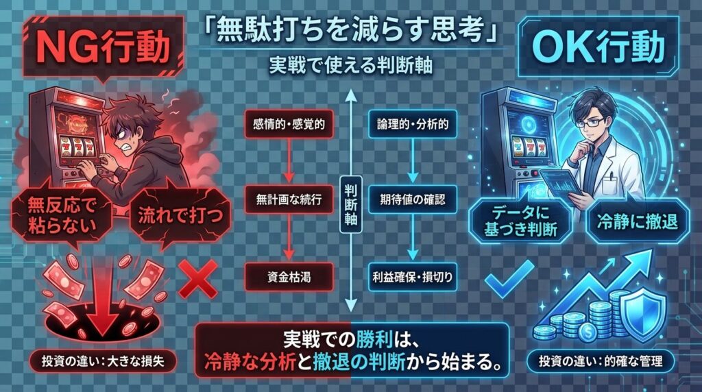 勝ちやすい打ち方の考え方