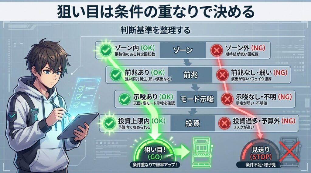 狙い目判断のフレームワーク
