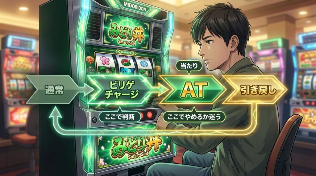  緑ドン ゲーム性と基本構造