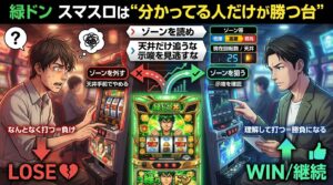 緑ドン スマスロ 攻略キービジュアル